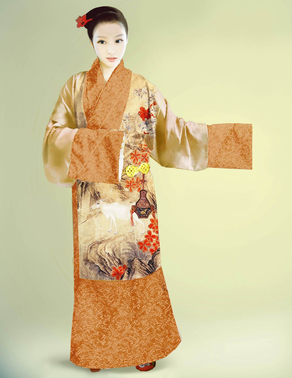 马王堆版汉服直裾