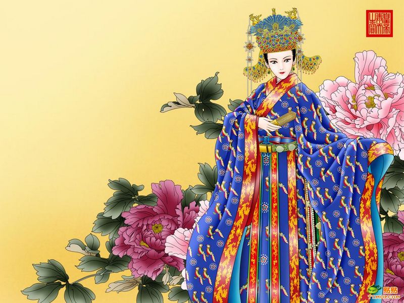 中国贵族妇女的最高礼服--皇后翟衣