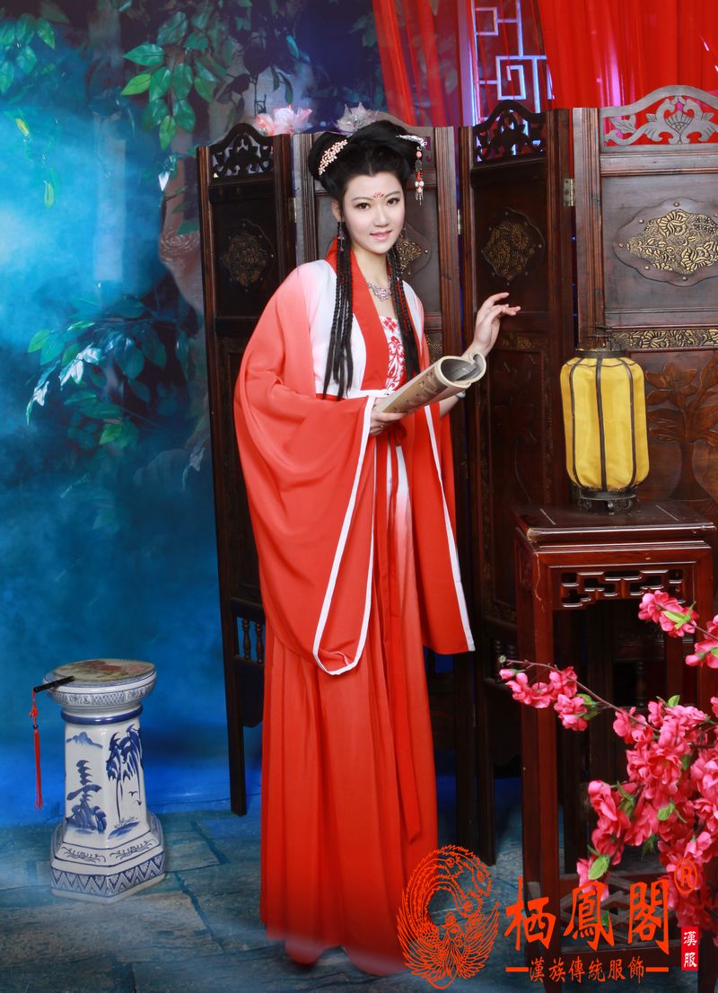 对襟襦裙汉服
