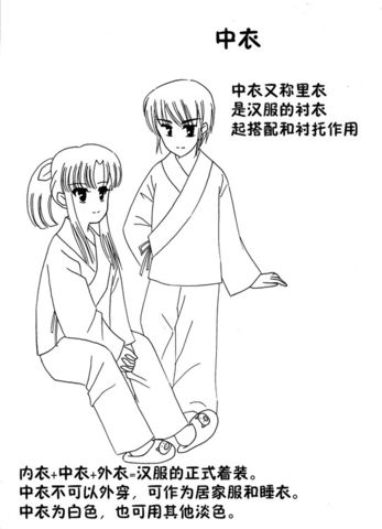 汉服漫画,图解汉服 汉服漫画,图解汉服